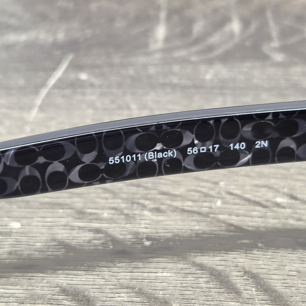 COACH L1010 HC8232 551011 Black 56 17 140 Women's Just Frames/w Cover. **read** - Picture 4 of 8